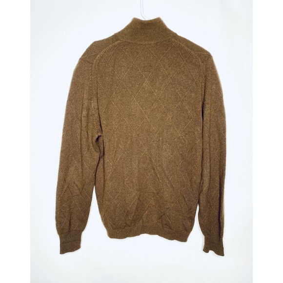 VTG Peter Scott Brown Sweater Sz 52 L - Picture 2 of 8